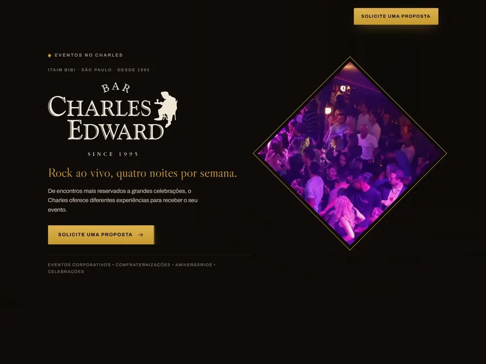 Landing page Bar Charles Edward