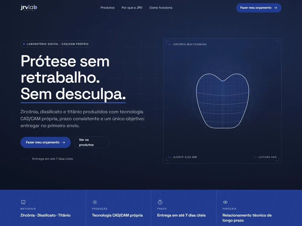 Landing page JRV Lab